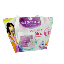 sac cosmétique, sac promotionnel d&#39;emballage de sac de tirette avec la poche à l&#39;intérieur